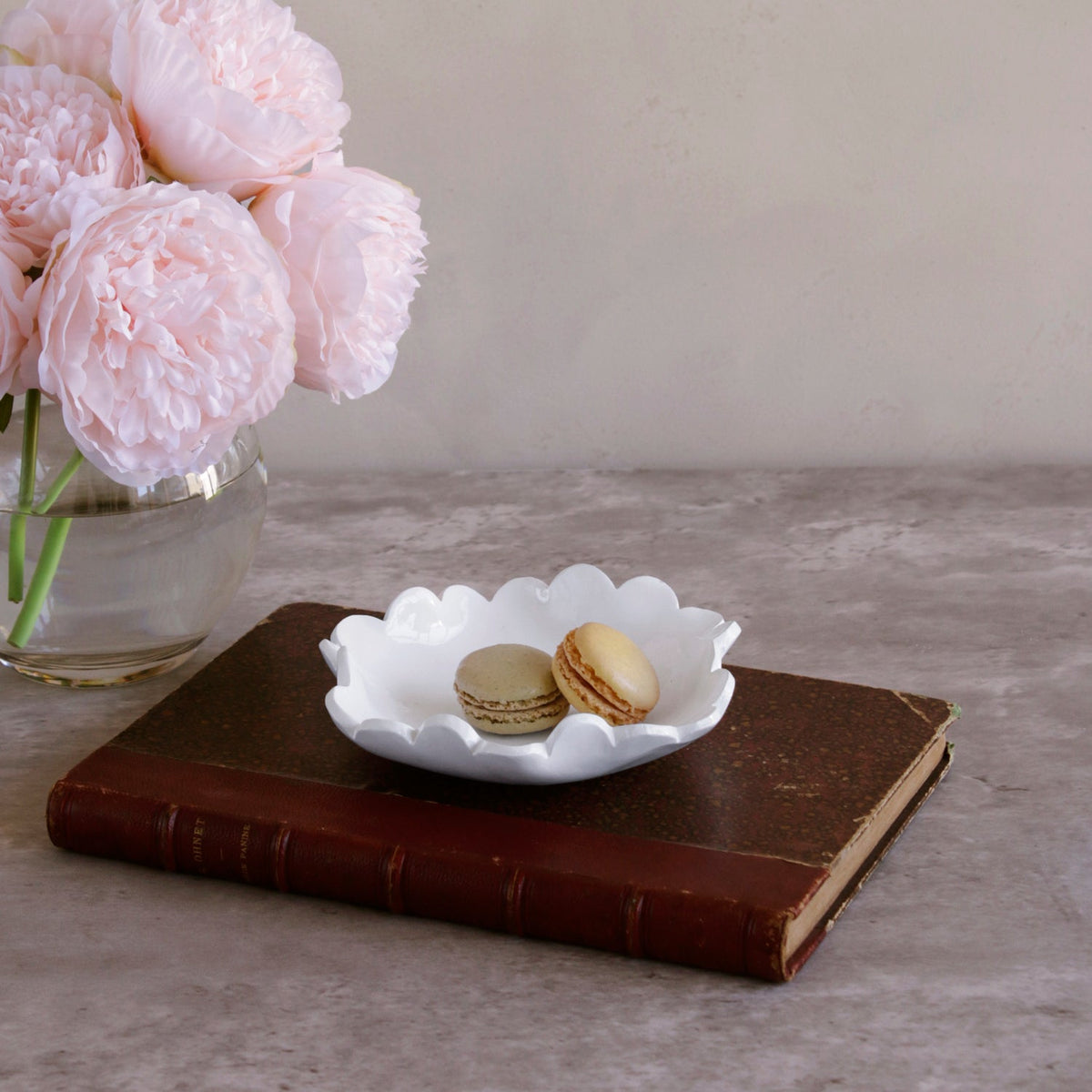 VIDA Colette Appetizer Plates Set of 4 (White)