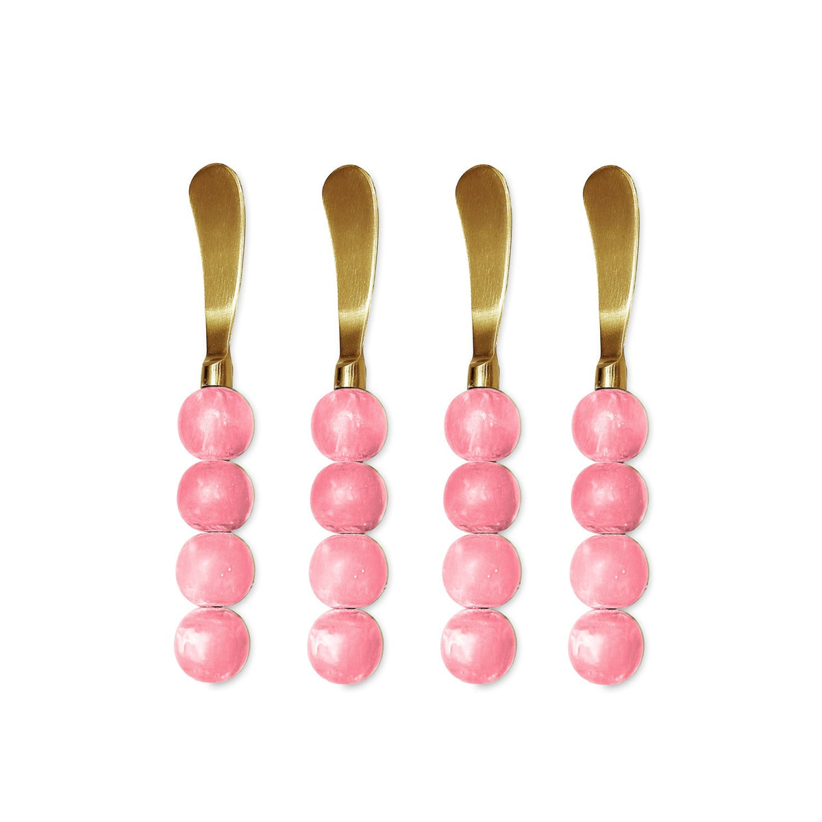 RESIN Sorbet Spreaders Set of 4 (Raspberry)