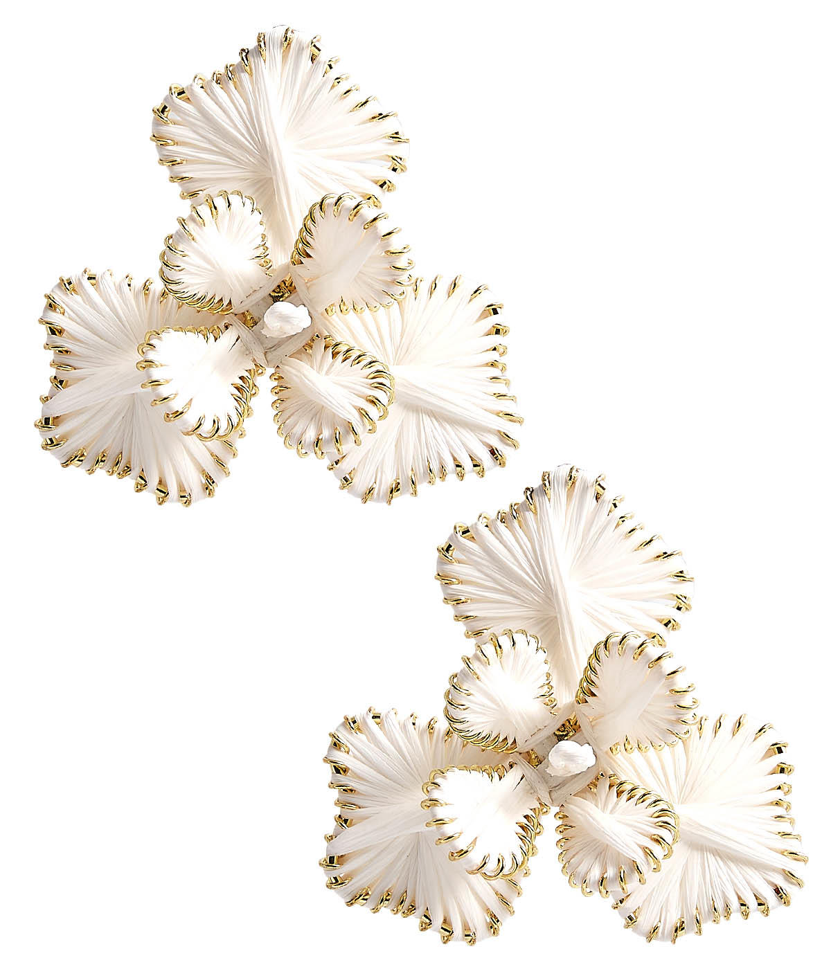 Kaia - Raffia Flower Earring