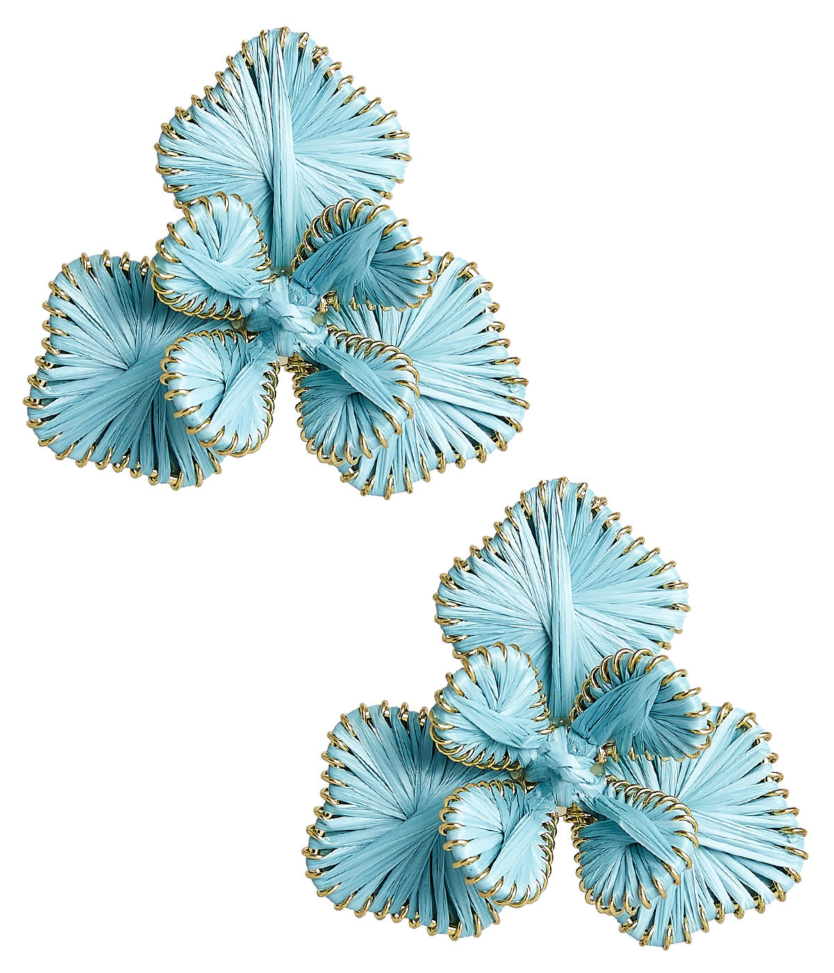 Kaia - Raffia Flower Earring