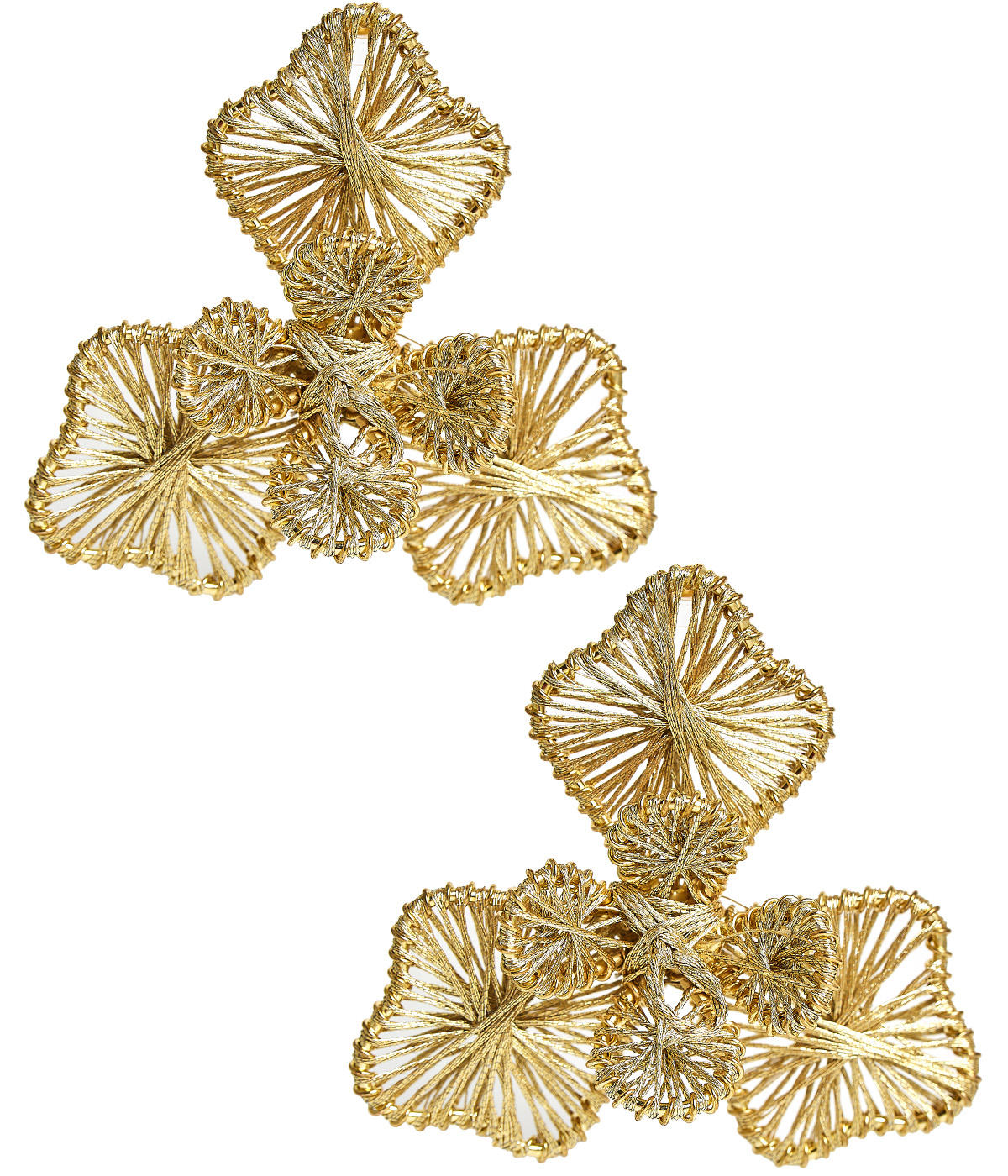 Kaia - Raffia Flower Earring