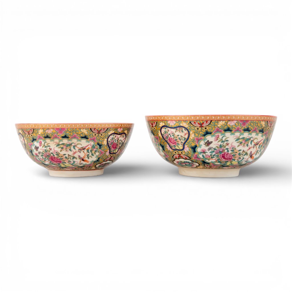Rose Medallion Canton Bowl (2 Sizes)