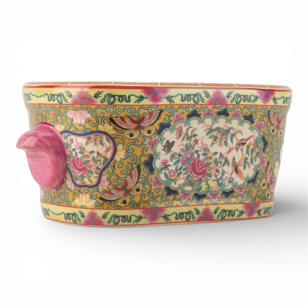 Oval Rose Medallion Planter (2 Sizes)