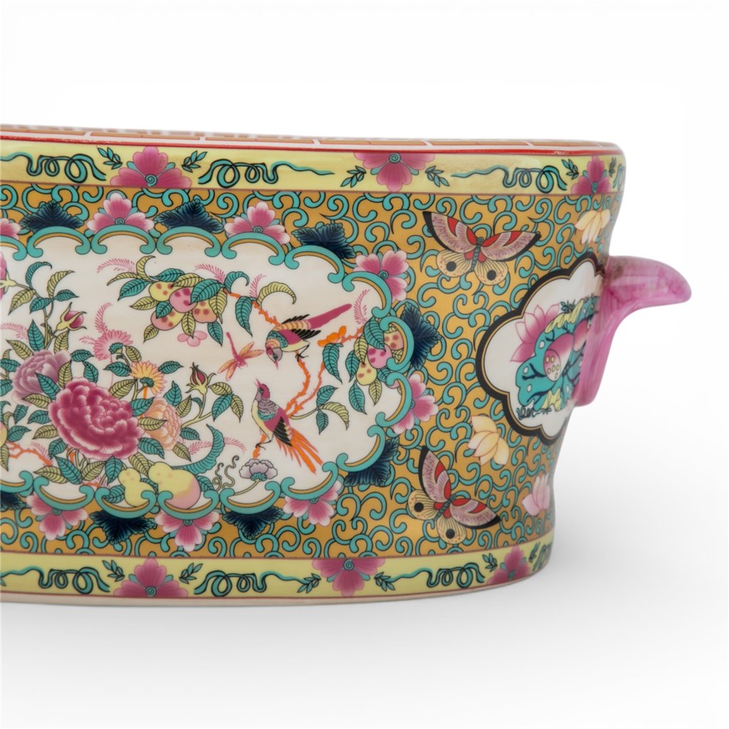 Oval Rose Medallion Planter (2 Sizes)