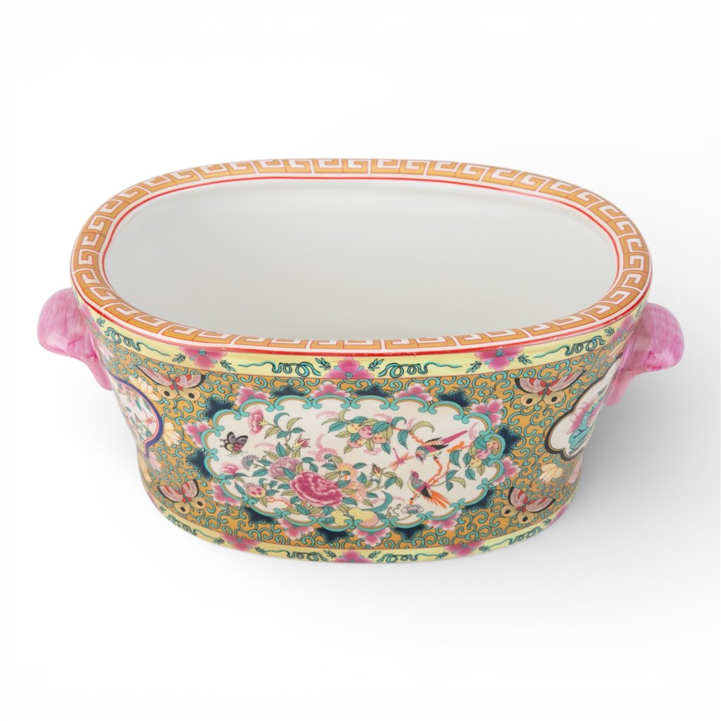 Oval Rose Medallion Planter (2 Sizes)