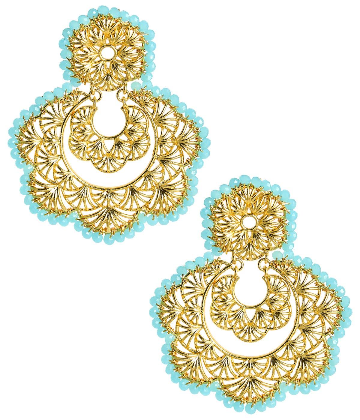 Sydney Hand Beaded - Statement Earring