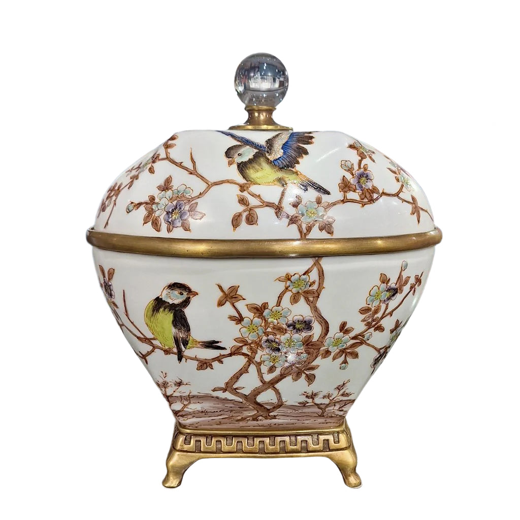 Bird & Blossom Ormolu Box