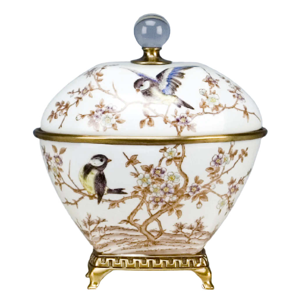 Bird & Blossom Ormolu Box