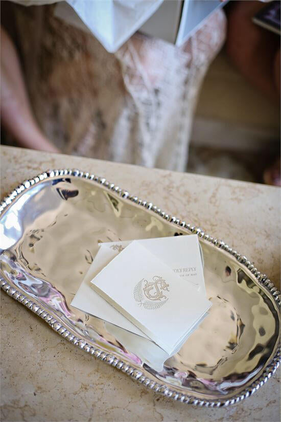 ORGANIC PEARL Nova Small Oval Platter