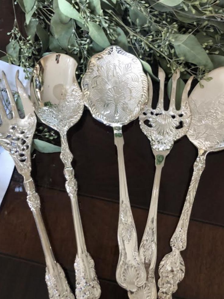 Silver Serving Utensils
