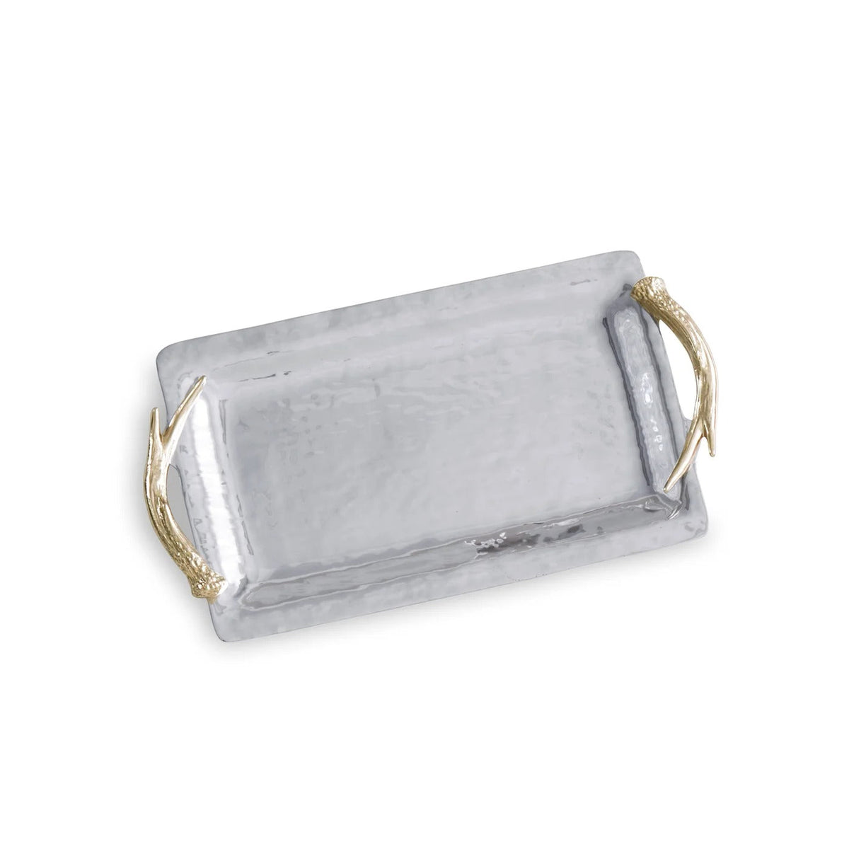 WESTERN Antler Emerson Long Rectangular Tray with Gold Handles