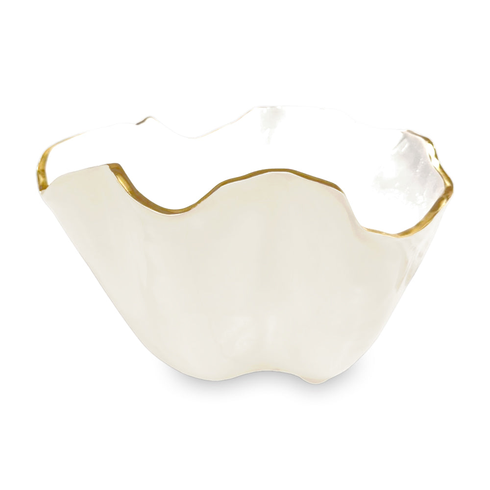 ENCANTO Onyx Ice Bucket  (Cream and White)