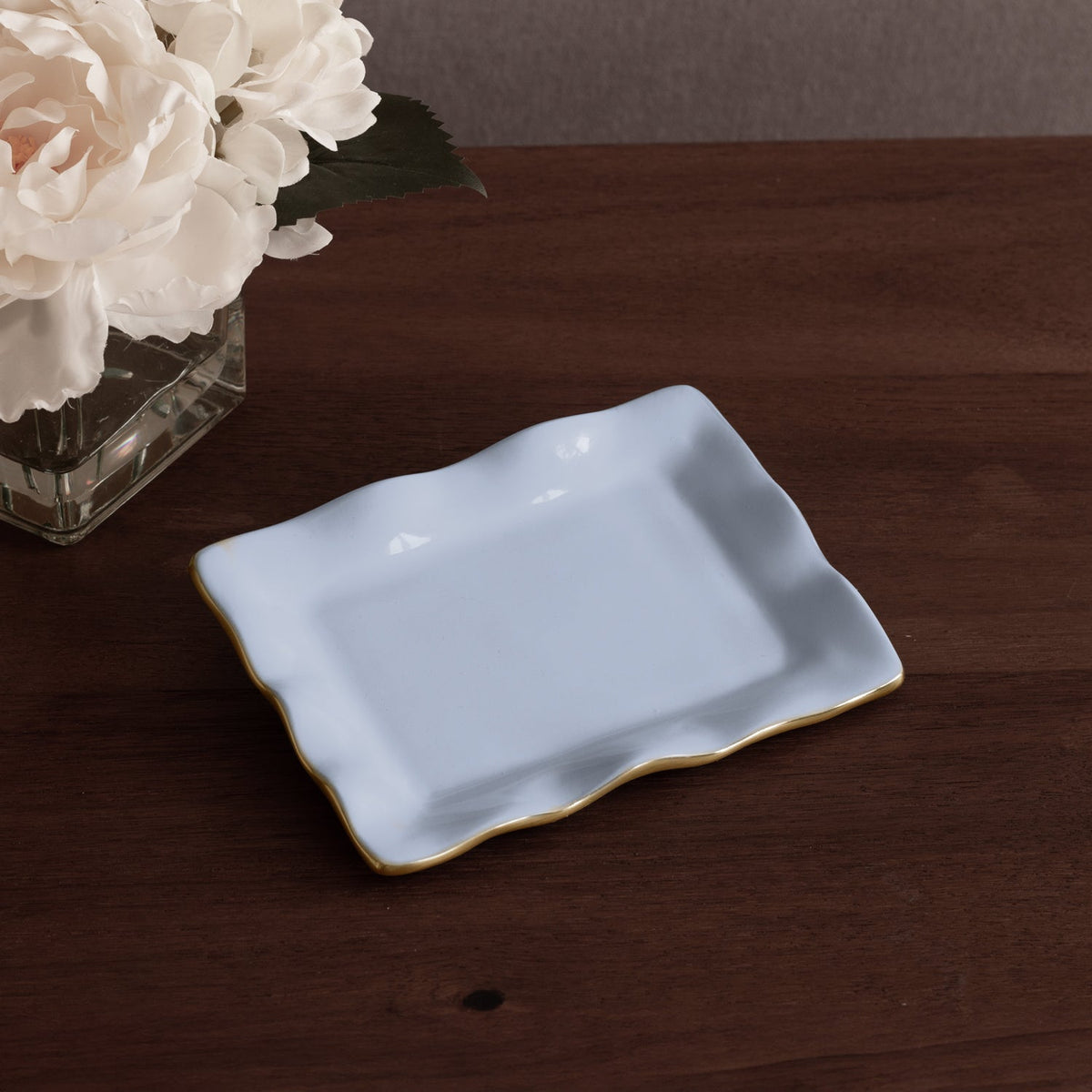 ENCANTO Vento Small Rectangular Tray (Periwinkle)