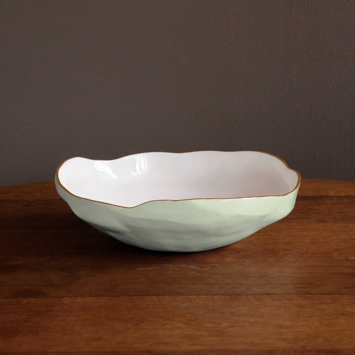 ENCANTO Nuevo Large Bowl (Pistachio and White)
