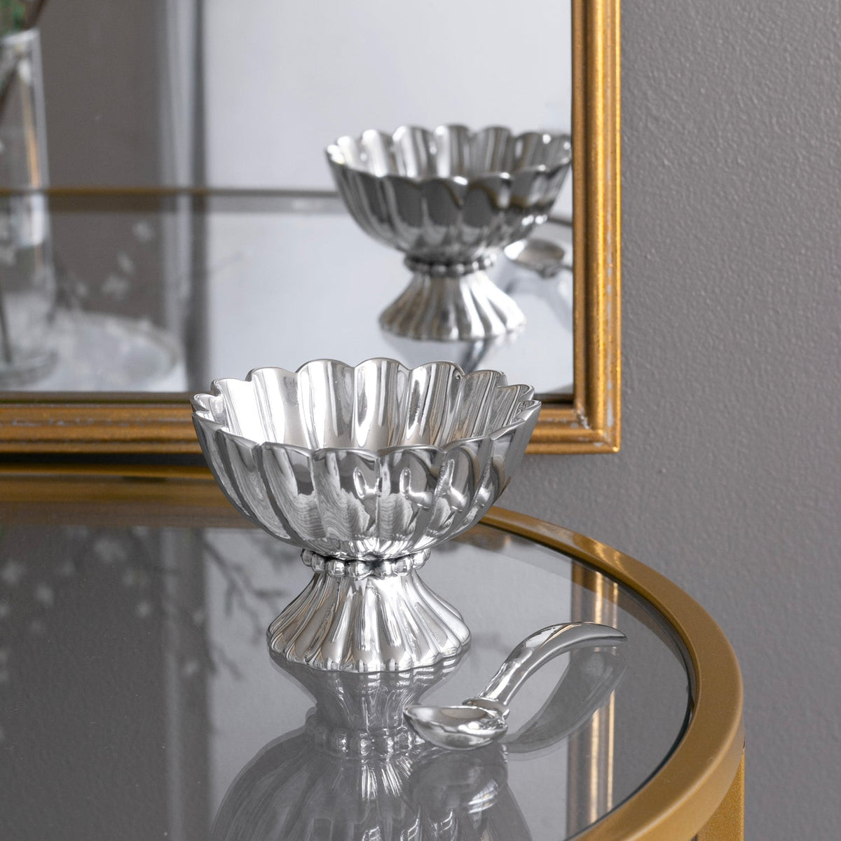 VINTAGE Vienna Mini Pedestal with Spoon