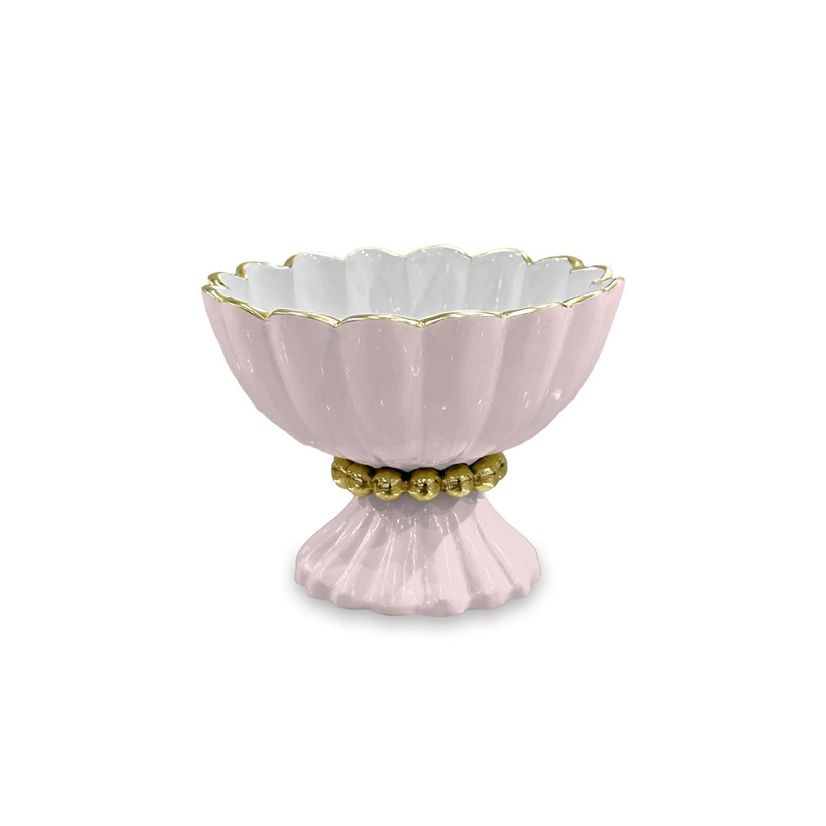 ENCANTO Vienna Mini Pedestal with Spoon (Camellia and White)