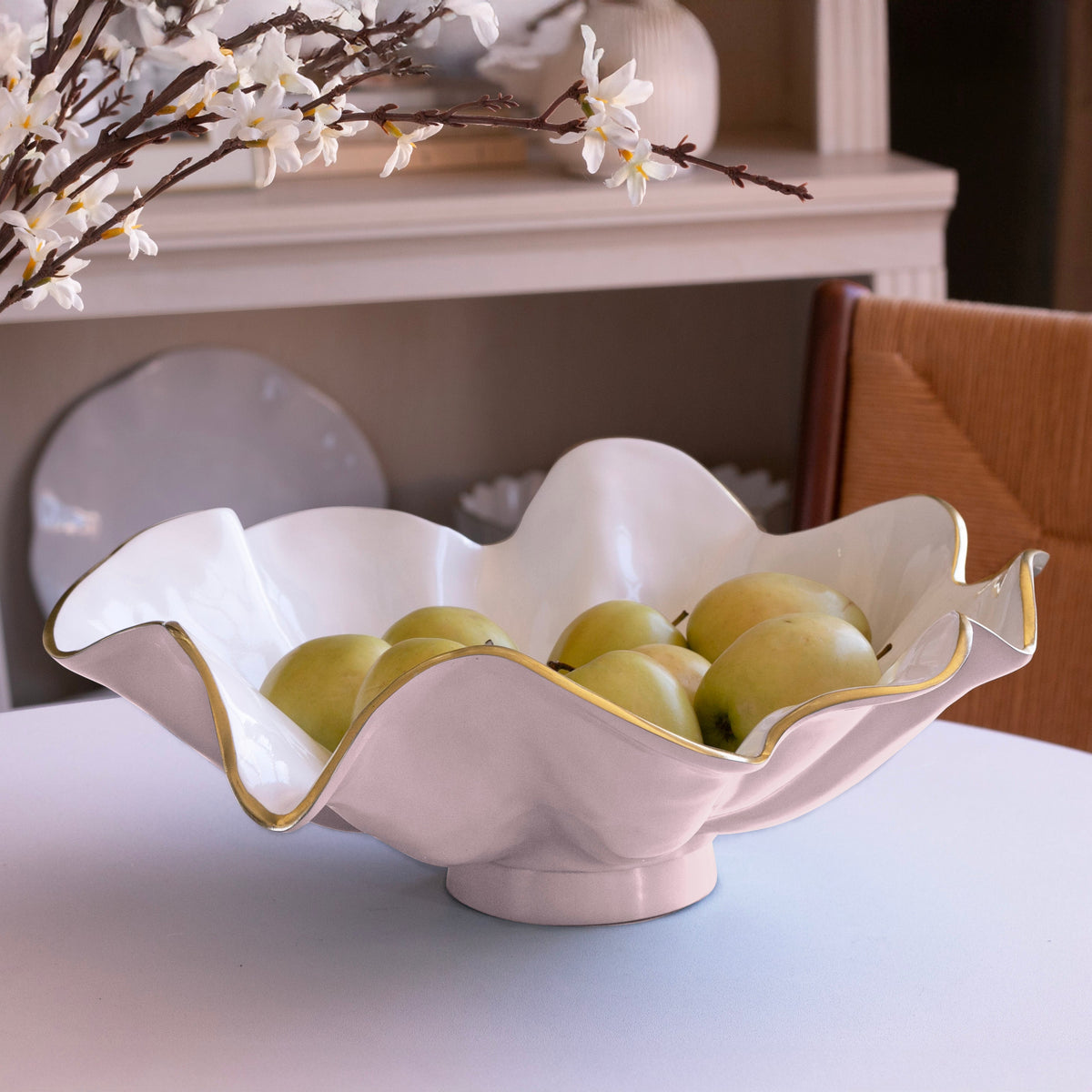 ENCANTO Aries Bowl (Camellia and White)
