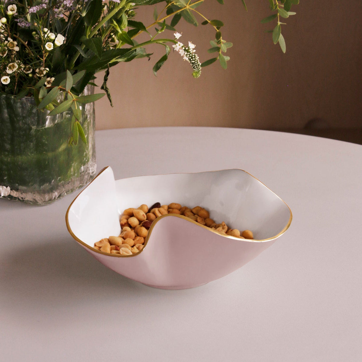 ENCANTO Aries Small Bowl Camellia and White
