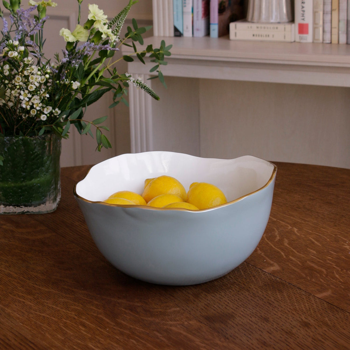 ENCANTO Osaka Large Bowl Slate & White