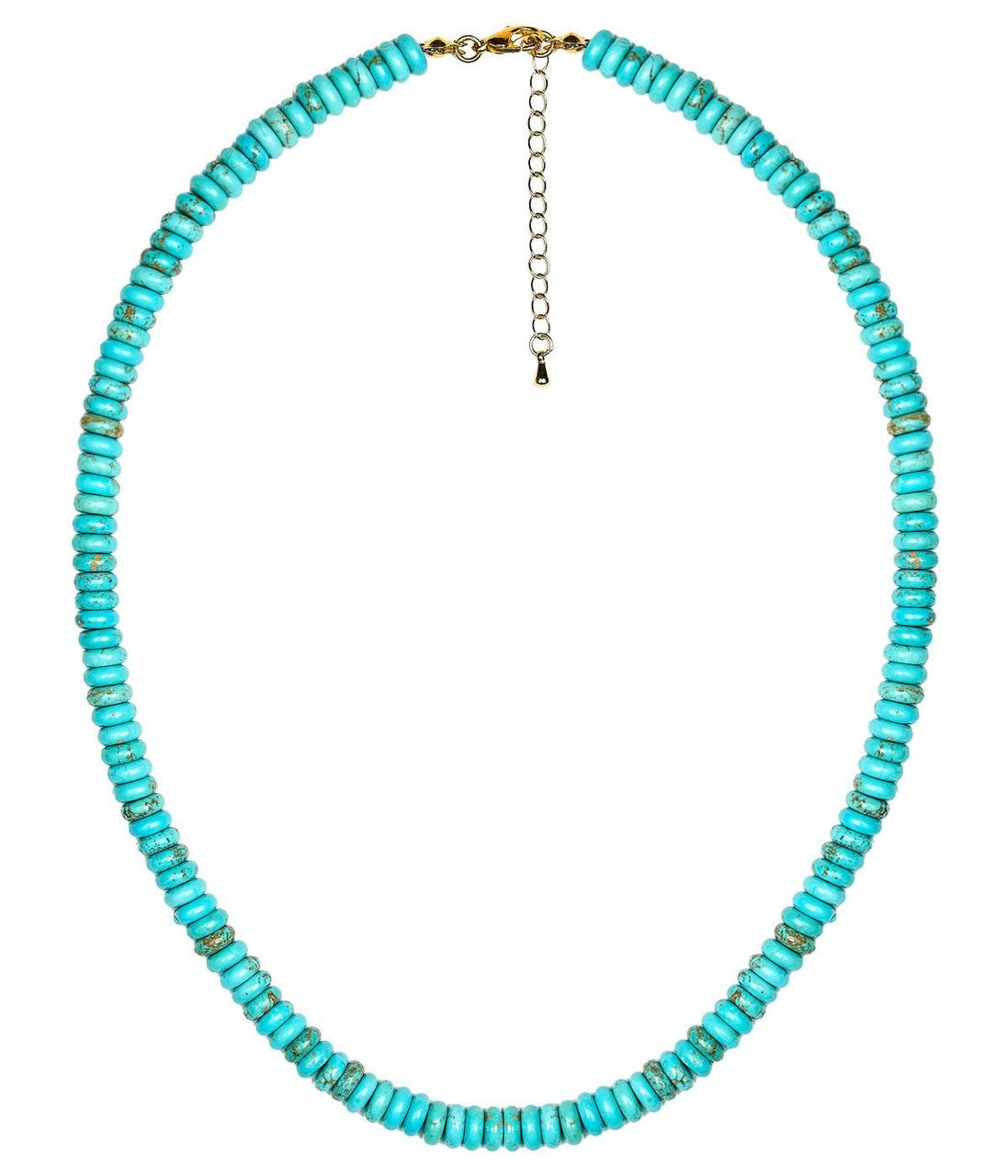 8mm Tradd  Turquoise Necklace  - Belle of the Ball Collection