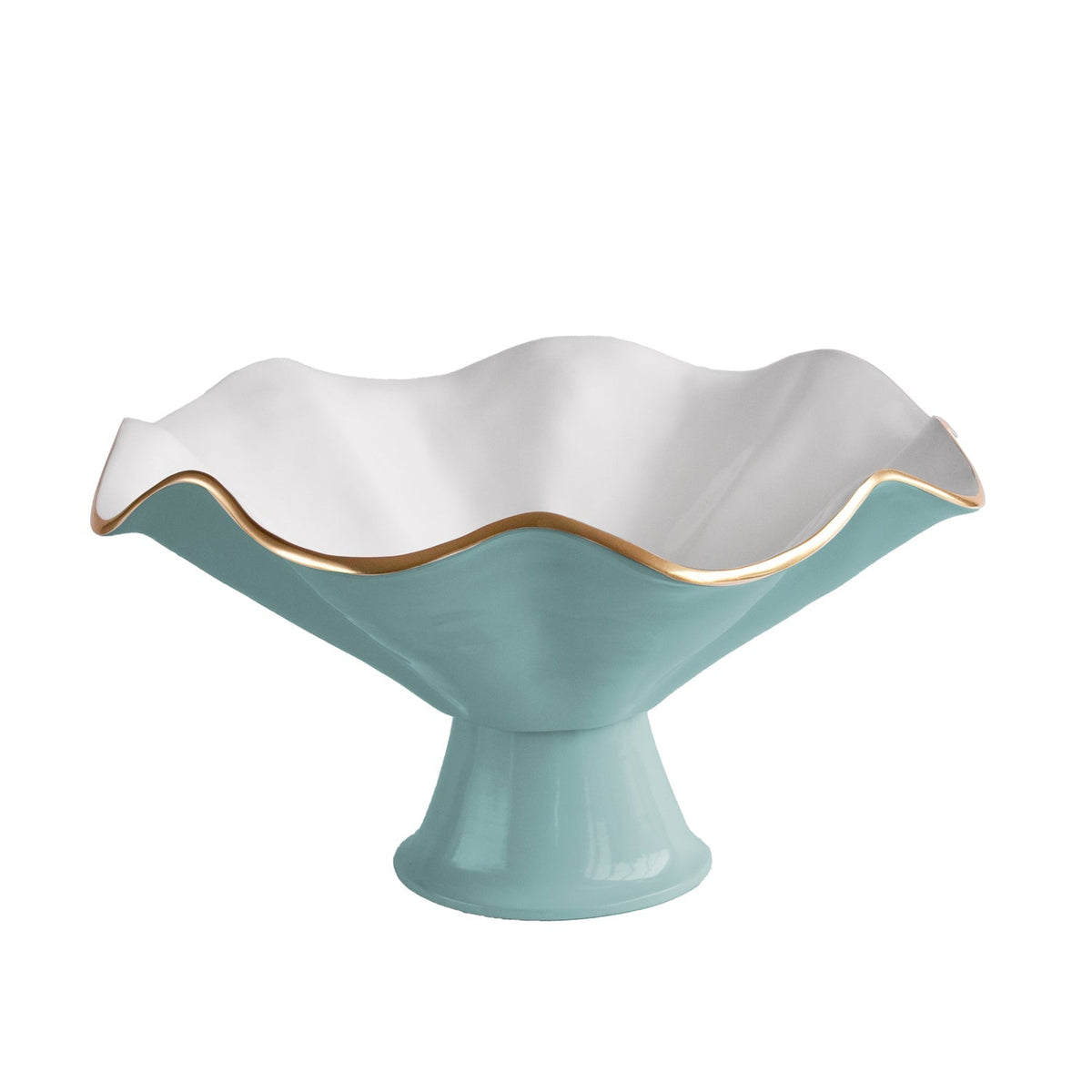ENCANTO Vento Pedestal (Turquoise and White)