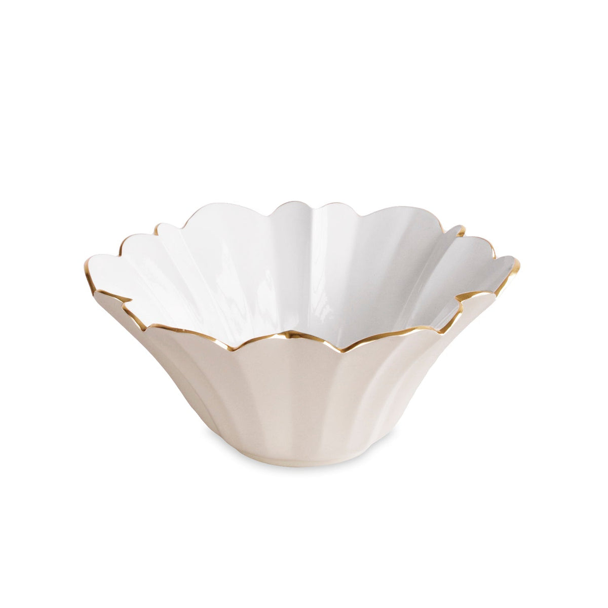ENCANTO Avril Medium Bowl (Cream and White)