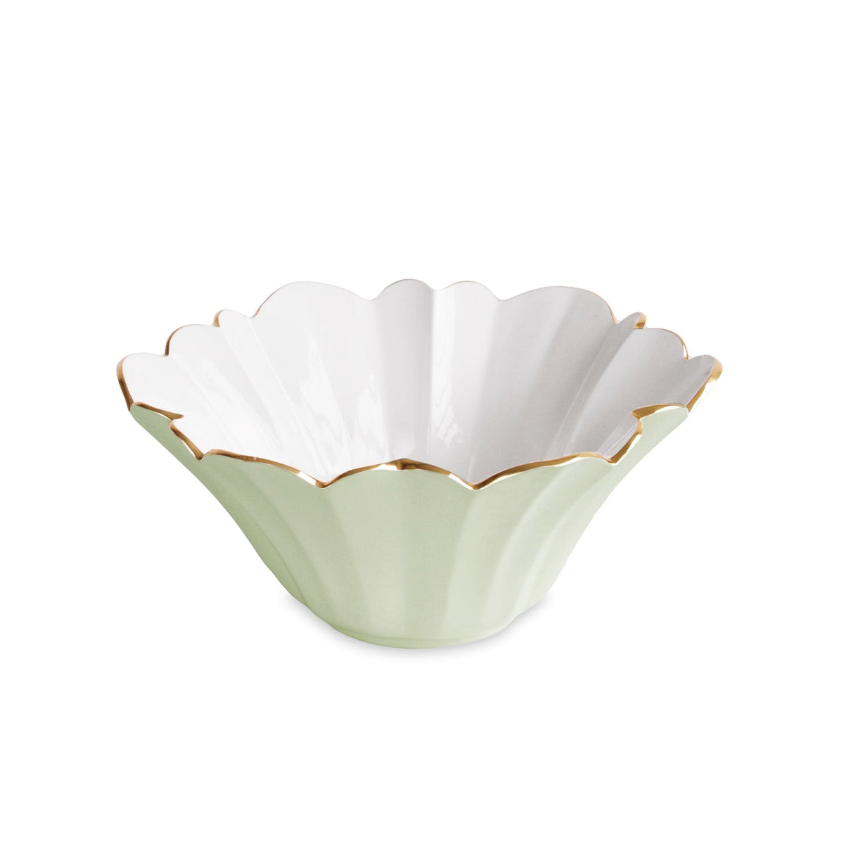 ENCANTO Avril Medium Bowl (Pistachio and White)