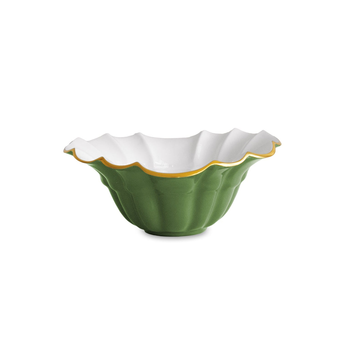 ENCANTO Tuscany Small Bowl (Leaf Green and White)