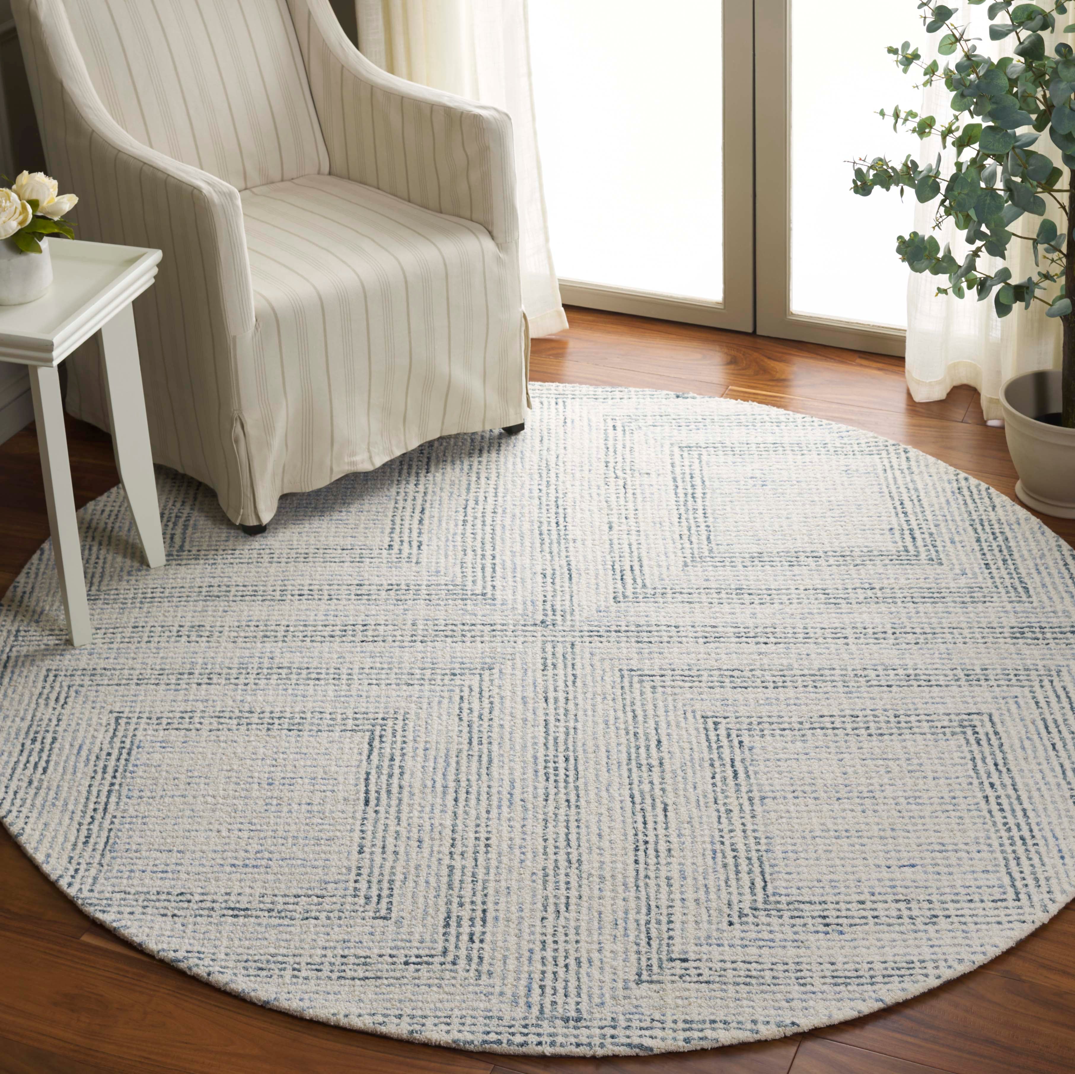Ivory / Blue