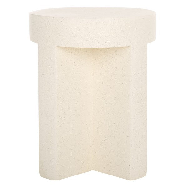 Aldrich Round Accent Table | Safavieh - ACC2821 - White