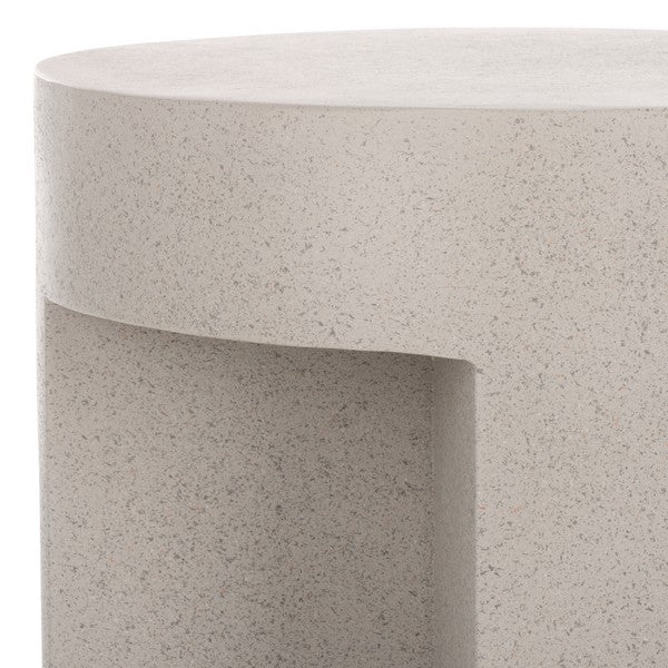 Aldrich Round Accent Table | Safavieh - ACC2821 - Grey