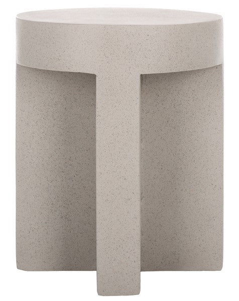 Aldrich Round Accent Table | Safavieh - ACC2821 - Grey