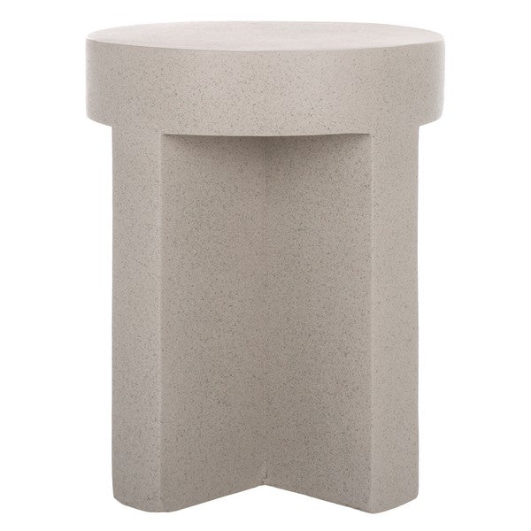 Aldrich Round Accent Table | Safavieh - ACC2821 - Grey