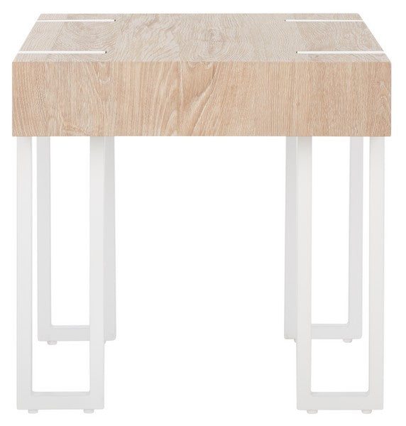 Aberton End Table, ACC7002 | Safavieh - Natural / White