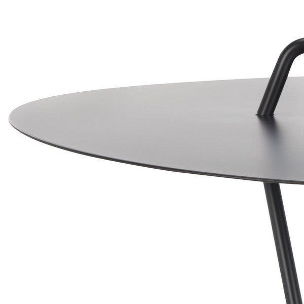 Medalia Side Table, ACC8008 | Safavieh - Matte Black