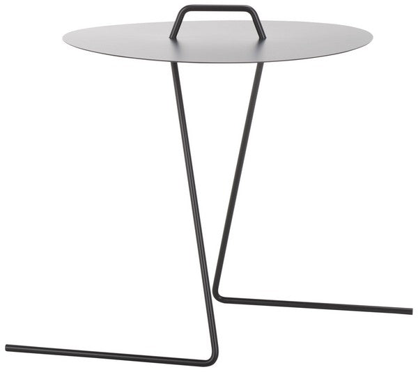 Medalia Side Table, ACC8008 | Safavieh - Matte Black