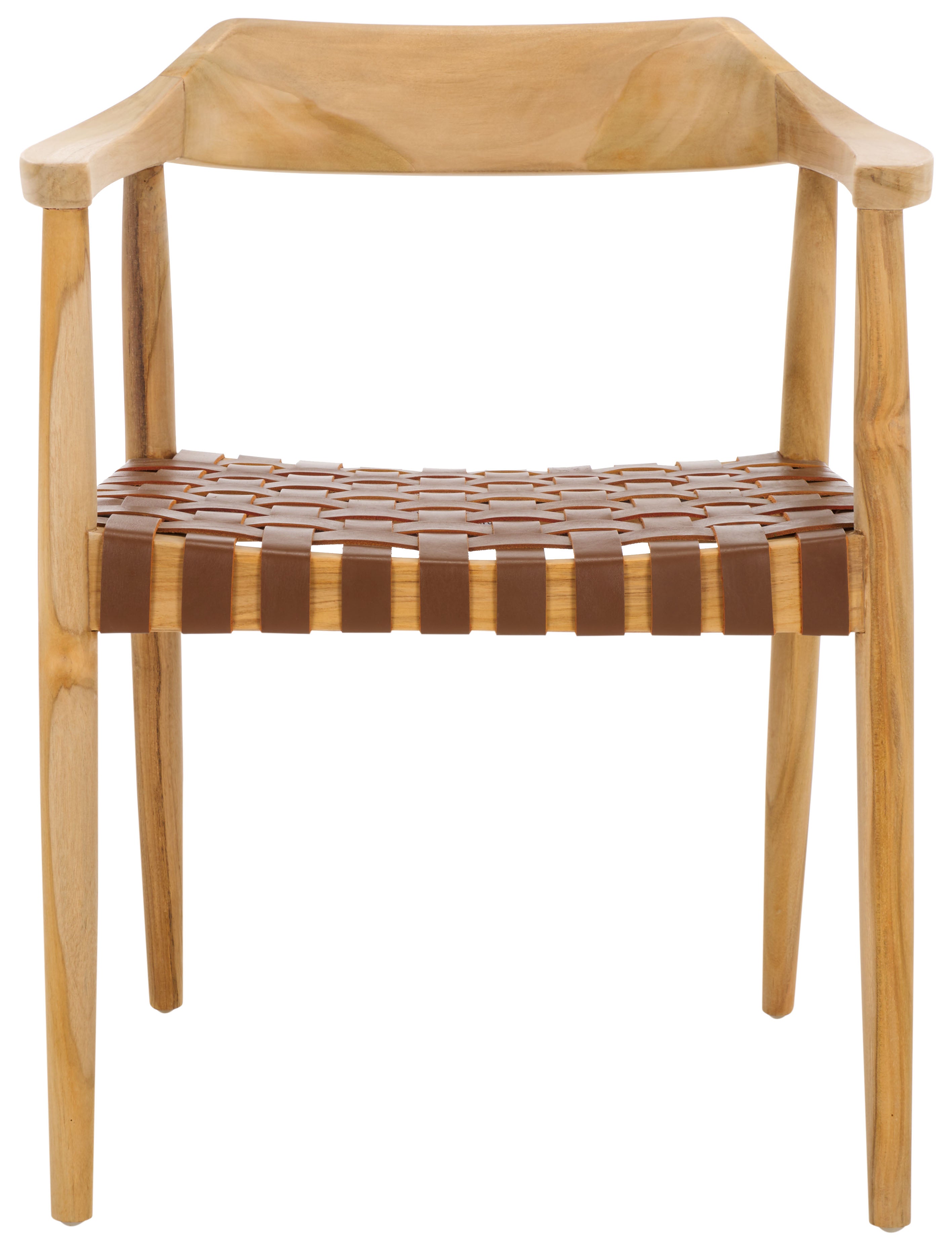 Amycus Accent Chair, ACH1202 | Safavieh - Light Honey / Natural Teak