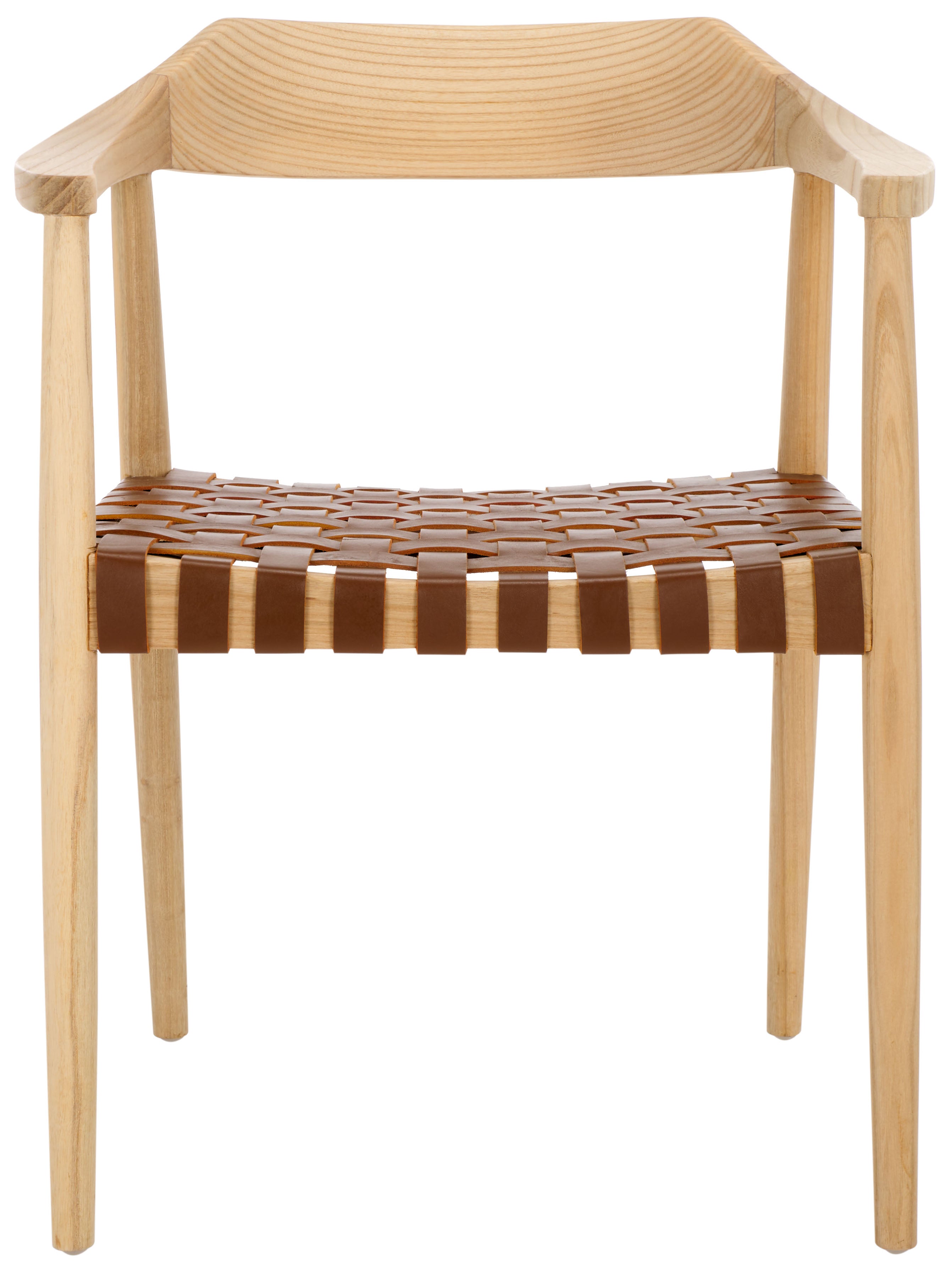 Amycus Accent Chair, ACH1202 | Safavieh - Natural / Light Honey