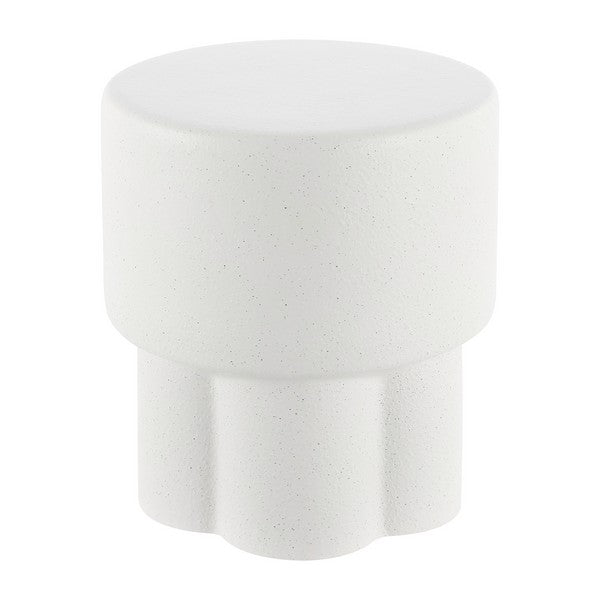 Cordiz, 14.25 Inch, Ceramic Garden Stool, ACS4593 | Safavieh - Matte White