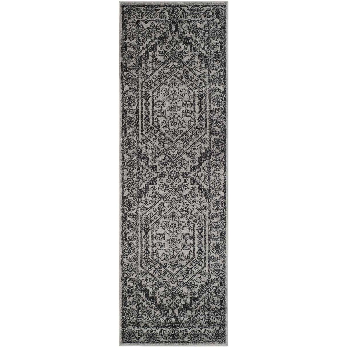 Safavieh Adirondack 108 Rug, Silver, ADR108 - Silver / Black