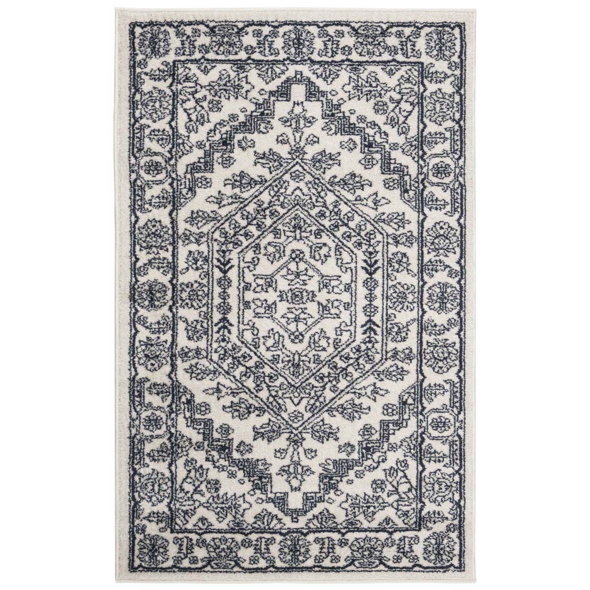 Safavieh Adirondack 108 Rug, Blue, ADR108 - Ivory / Navy