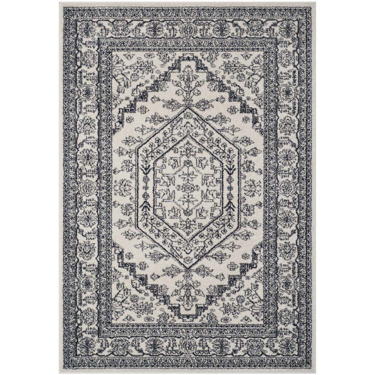 Safavieh Adirondack 108 Rug, Blue, ADR108 - Ivory / Navy