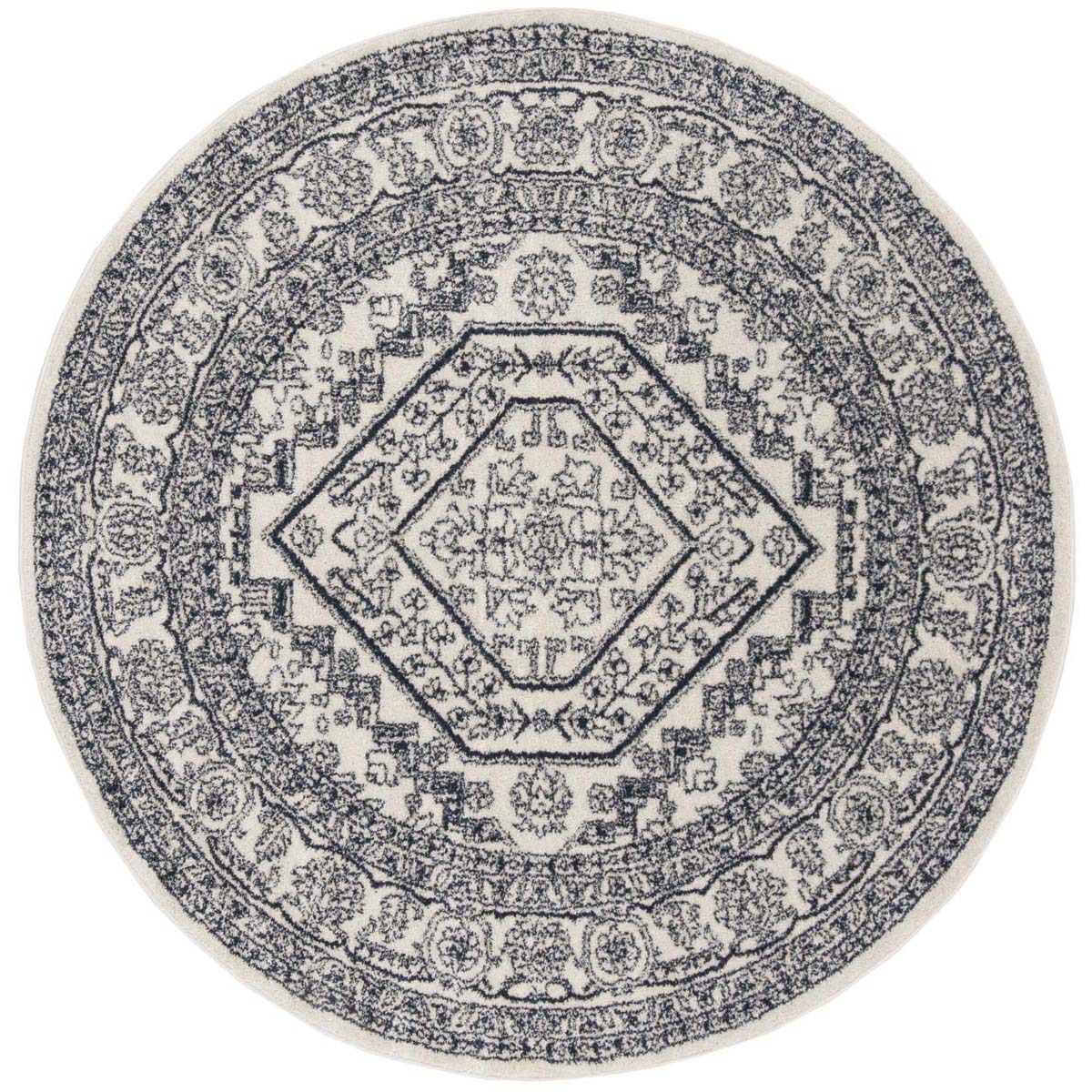 Safavieh Adirondack 108 Rug, Blue, ADR108 - Ivory / Navy
