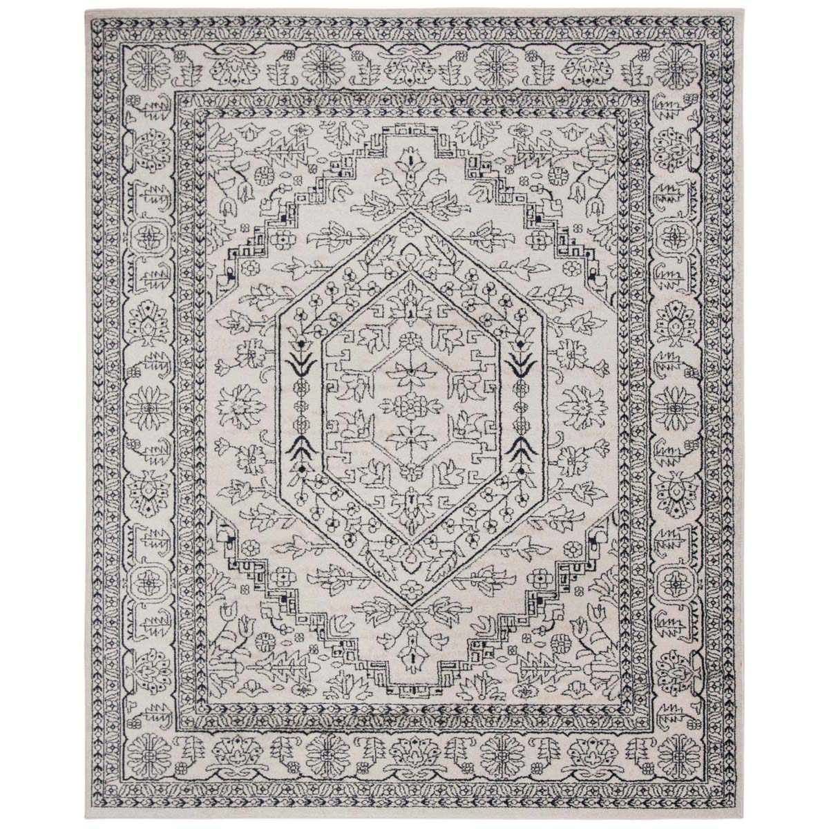 Safavieh Adirondack 108 Rug, Blue, ADR108 - Ivory / Navy