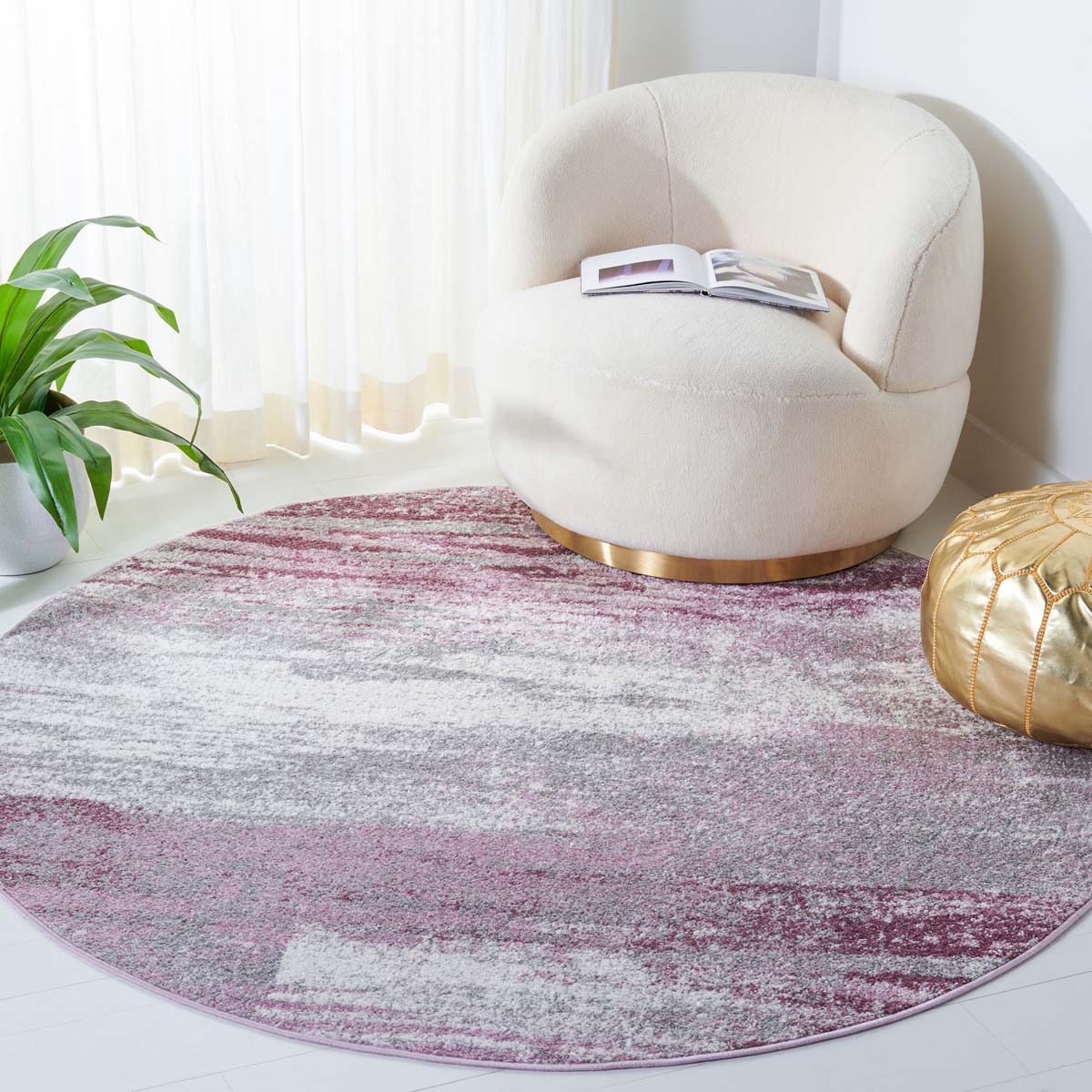 Safavieh Adirondack 112 Rug, Grey, ADR112 - Grey / Purple