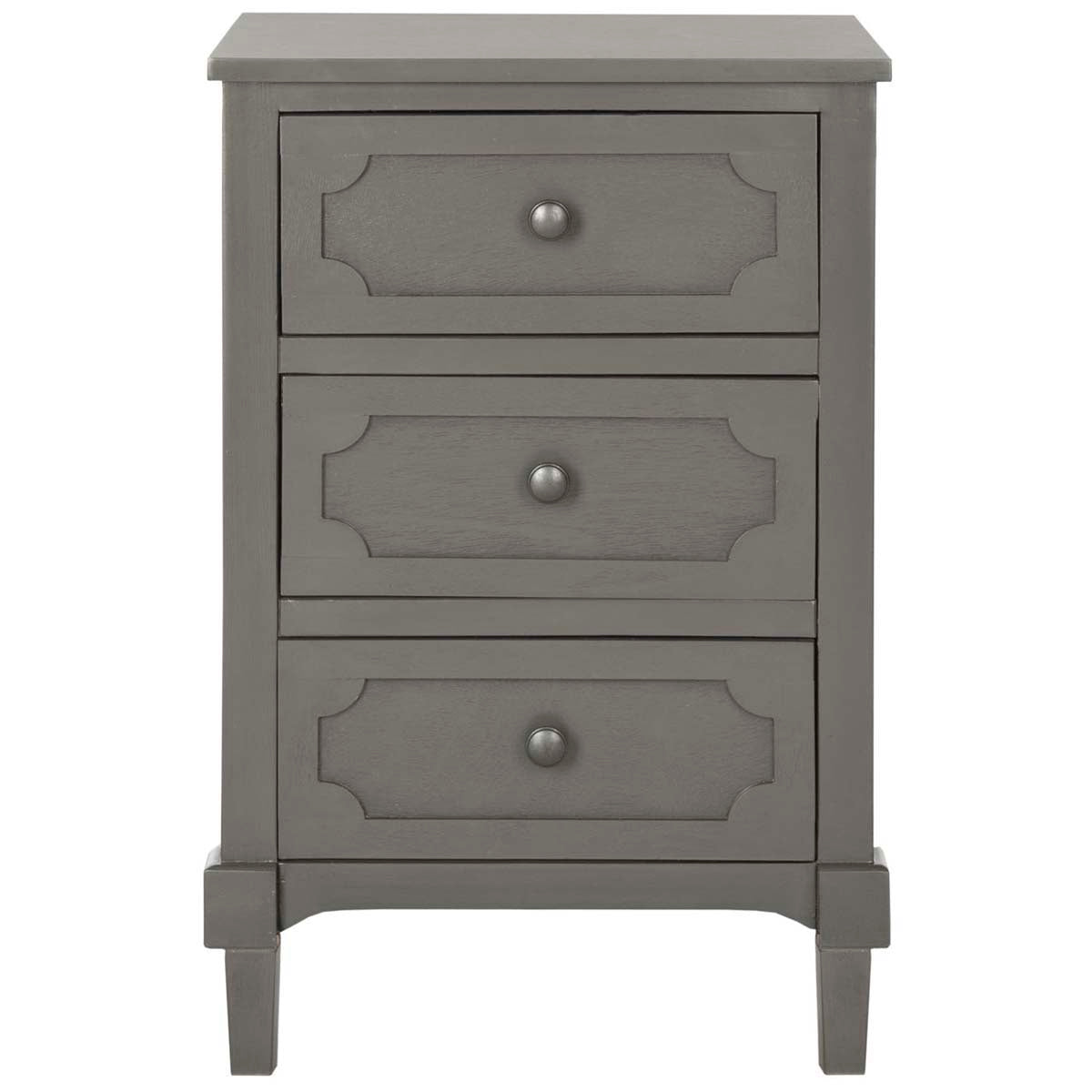 Rosaleen Three Drawer Side Chest | Safavieh - AMH5723 - Grey