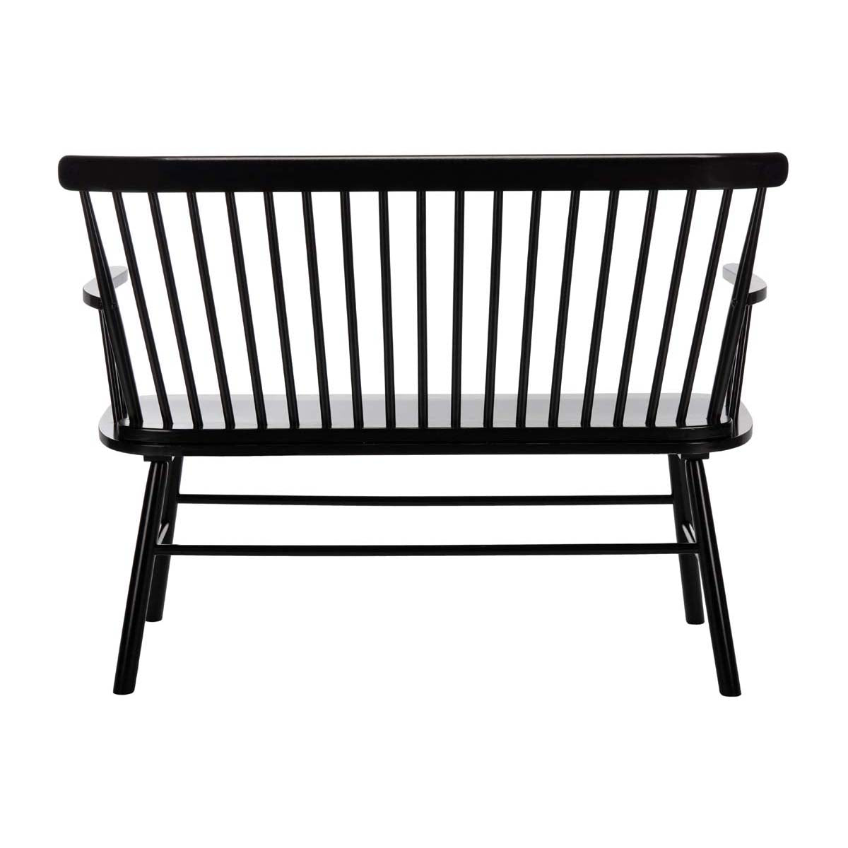 Safavieh Addison Spindleback Settee , AMH8513 - Black