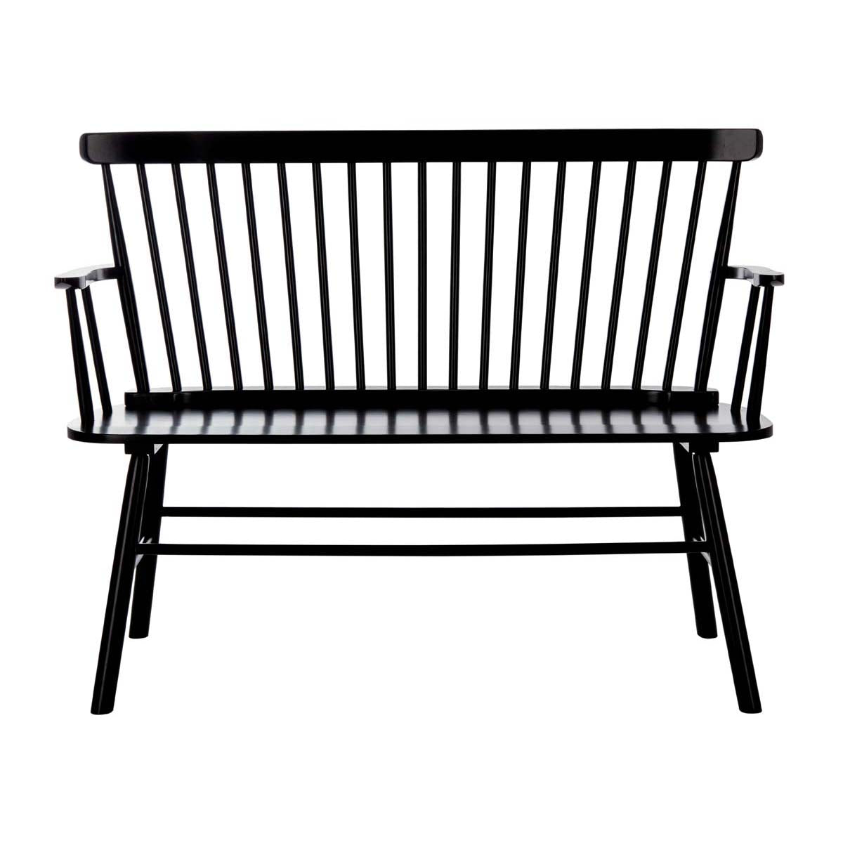 Safavieh Addison Spindleback Settee , AMH8513 - Black