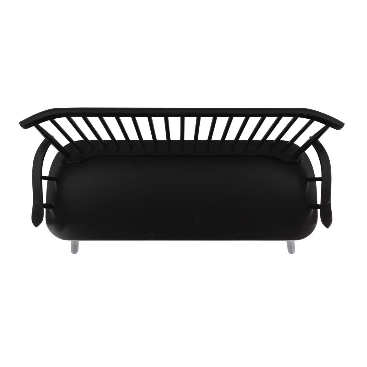 Safavieh Addison Spindleback Settee , AMH8513 - Black