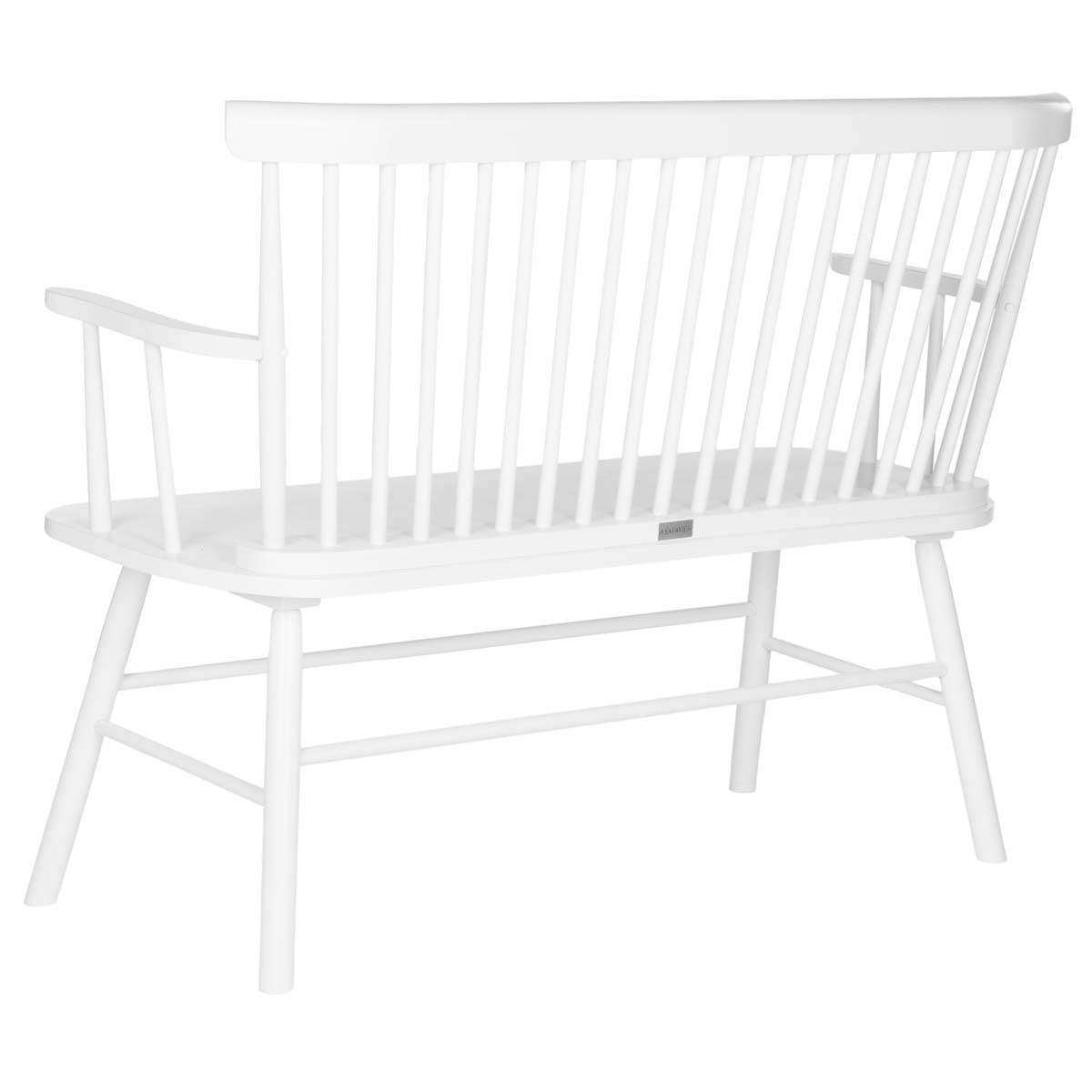 Safavieh Addison Spindleback Settee , AMH8513 - White